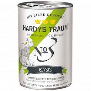 Hardys Traum Hundefutter Basis No. 3 Lamm 6x400g