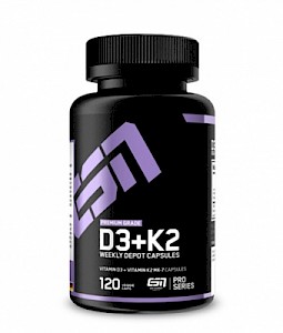 ESN Vitamin D3+K2, 120 Kaps.